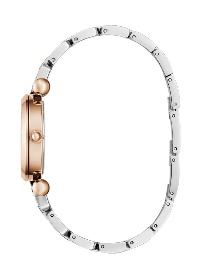 Guess Women's  Rose Gold Tone Case Silver Dial Quartz Watch GW0869L2 - Image 2